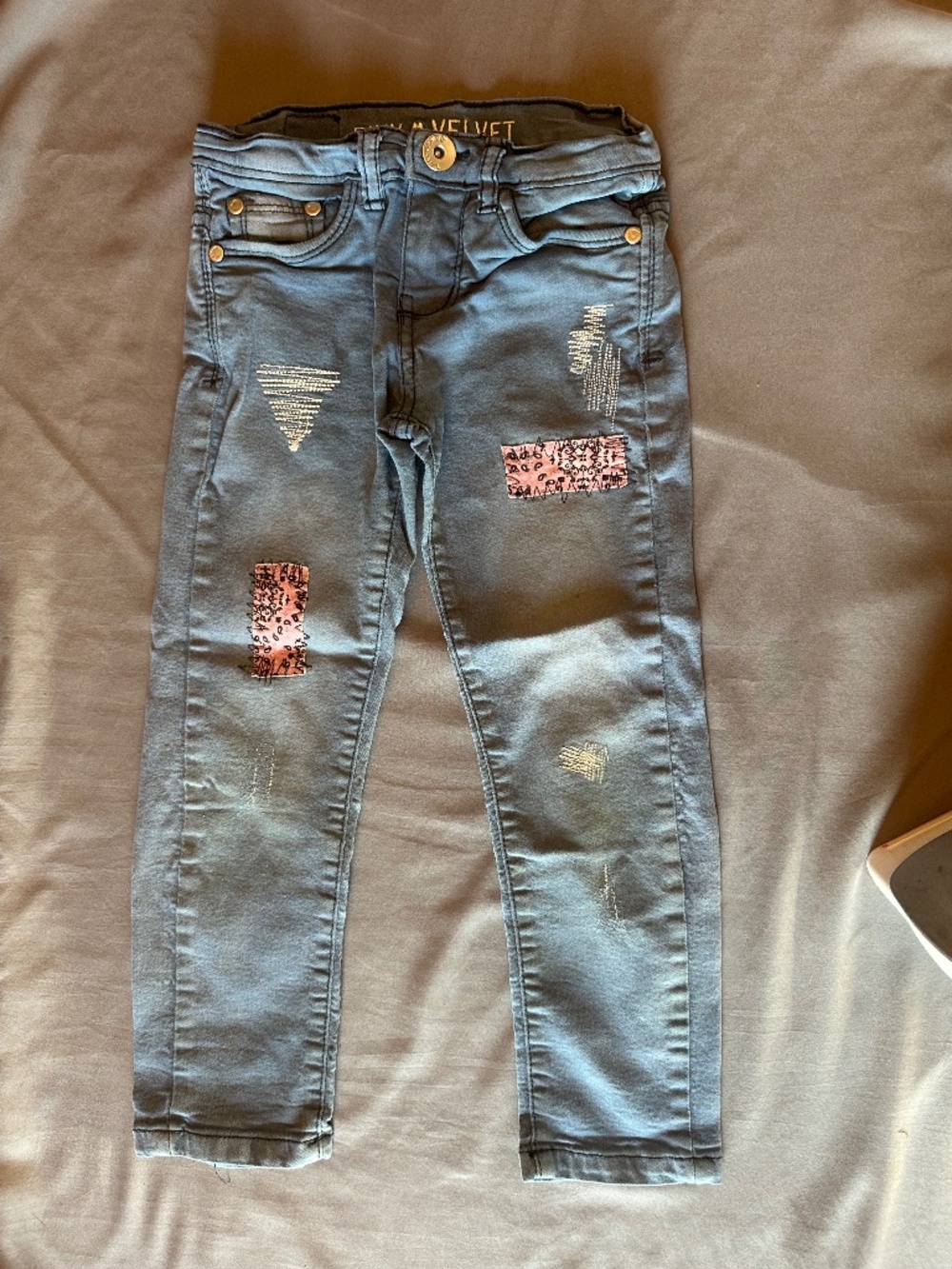 Pink Velvet Jeans